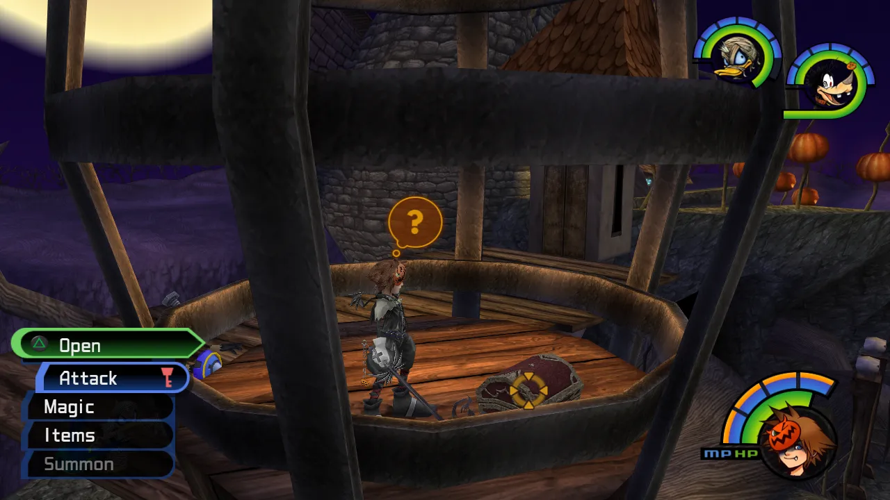 Halloween Town Oogie's Manor Upper Iron Cage Chest (Lowered)